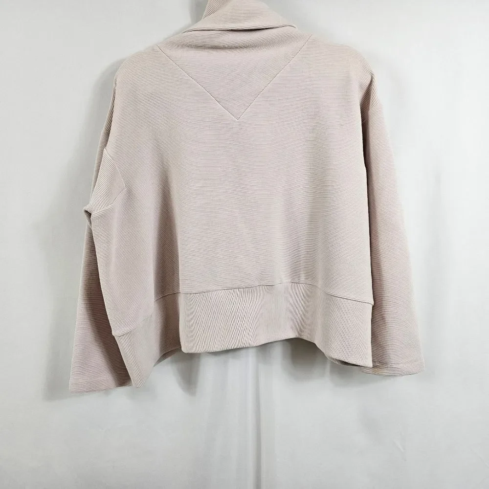 Varley Cropped Turtleneck Sweater in Lavender - Size S - Picture 9 of 12